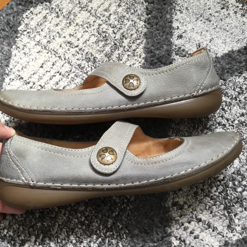 Naturalizer Mary Jane Comfort Flat Leather Shoes Round Toe Sz 8.5 - Picture 5 of 8